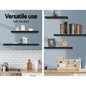 NNEDSZ 3 Piece Floating Wall Shelves - Black